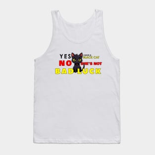 Misconception of Having a Female Black Cat #2 Tank Top